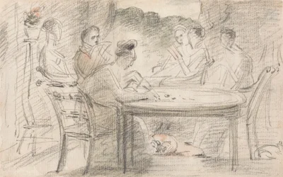 Herr Hobson von Markfield und Familie