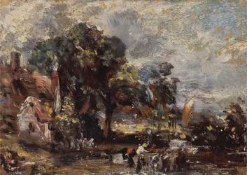 Skizze für Der Heuwagen, ca. 1820