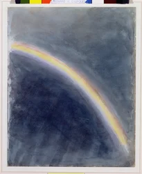 Himmelsstudie mit Regenbogen, 1827