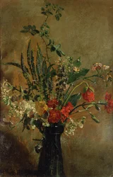 Studie von Blumen in einem Hyazinthen-Glas, 1814