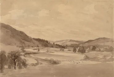 Das Derwent-Tal mit Chatsworth in der Ferne