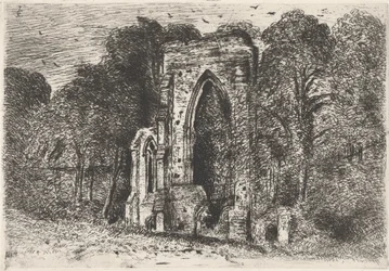 Die Ruinen der Netley Abbey