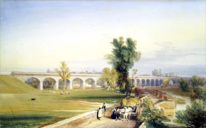 Dutch River Bridge, Hull und Doncaster Branch, North Eastern Railway, 1847