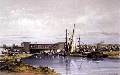 Eisenbahnbrücke über den Regent