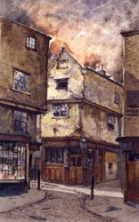 Dick Whittington Inn, Cloth Fair, London, 1880