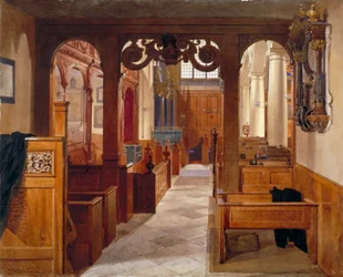 Innenraum der Charterhouse-Kapelle, London