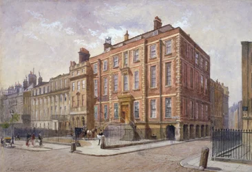 Newcastle House, Holborn, London, 1880