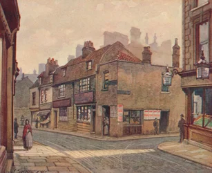 Alte Häuser in Snowfields, Bermondsey, 1887-1926