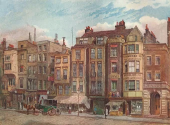The Strand, gegenüber den Gerichtsgebäuden, Westminster, London, 1881-1926