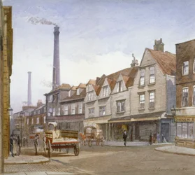 Ansicht der Mint Street, Southwark, London, 1884