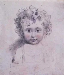 Lady Strathmores jüngste Tochter, c.1786