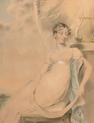 Porträt von Anne Lucy Poulett, Lady Nugent