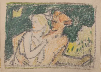 Ohne Titel [Fliehendes Paar]