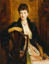 Porträt von Alice Sophia Caroline Stuart Wortley, die Tochter des Künstlers, 1887