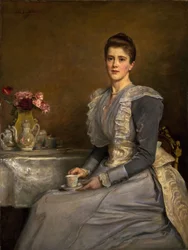 Porträt von Mary Endicott gest. 1957, Mrs. Joseph Chamberlain, 1890-91
