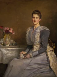 Porträt von Mrs. Joseph Chamberlain