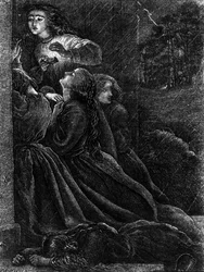 Die fünf törichten Jungfrauen, Illustration aus 
