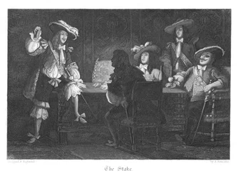 Szene aus Old St Pauls von William Harrison Ainsworth, 1855