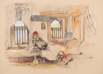 Ein östliches Interieur