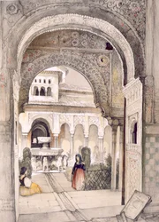 Der Löwenbrunnen, aus der Halle der Abencerrajes, aus 