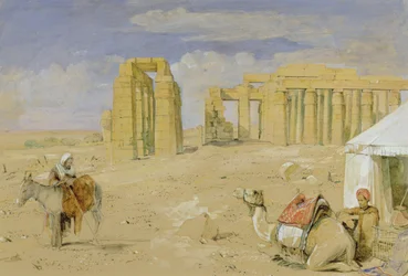 Das Ramesseum in Theben