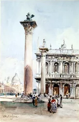 Die Piazzetta di San Marco, Venedig