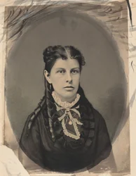 Porträt einer Frau, um 1870