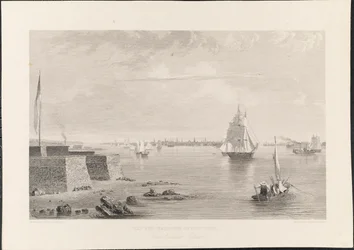 Bucht und Hafen von New York von Bedlon