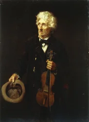 Mann mit Geige, 1879