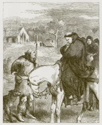 König Johann und der Abt von Canterbury