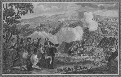 Die Schlacht von Minden oder Thornhausen in Westfalen, 1759, 1785