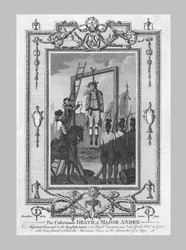 Der unglückliche Tod von Major Andre, 1780, 1790