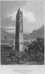 Denkmal in Bewcastle. Northumberland, 1814