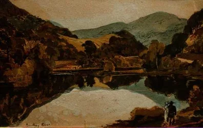 Brathay River bei Hawkshead, Cumbria