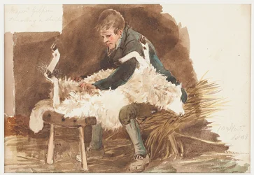 Schafe scheren, 1808