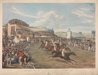 Das Rennen um die Handwerkerplatte, Chester, 1839 / Achtzehn starteten, nur drei platziert ...