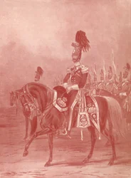 Offizier, Bombay Lancers, ca. 1820-1870, 1909