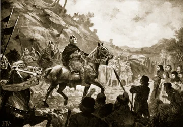 Wilhelm der Eroberer marschiert nach Wales