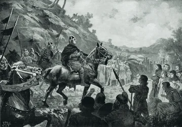 Wilhelms des Eroberers Marsch nach Wales