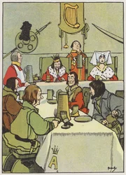 Den Pudding des Königs fertigstellen