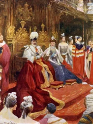 Der König eröffnet das Parlament