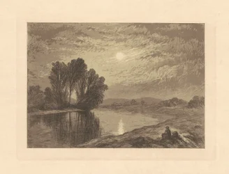 Mondschein am Androscoggin