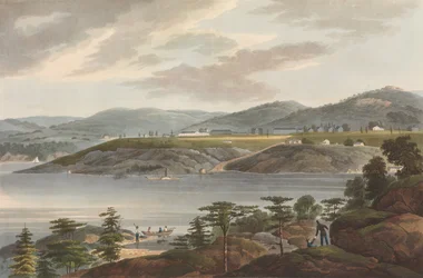 West Point Nr. 16 aus dem Hudson River Portfolio, 1825