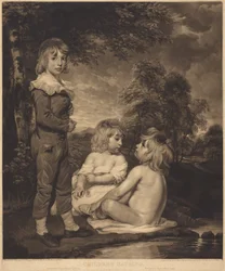 Badende Kinder (Die Hoppner-Kinder)