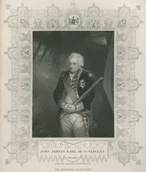 Sir John Jervis im Jahr 1795