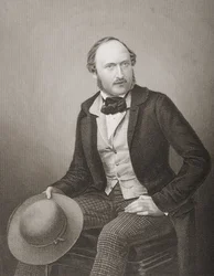H.R.H. Prinz Albert (1819-61) Prinzgemahl von Großbritannien und Irland, graviert von D.J. Pound nach einem Foto, aus 