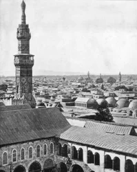 Damaskus, Syrien, spätes 19. Jahrhundert