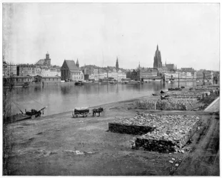 Frankfurt, Deutschland, spätes 19. Jahrhundert