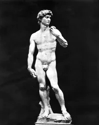 Statue von David, Florenz, Italien, 1893