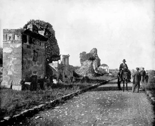 Die Via Appia, Rom, 1893